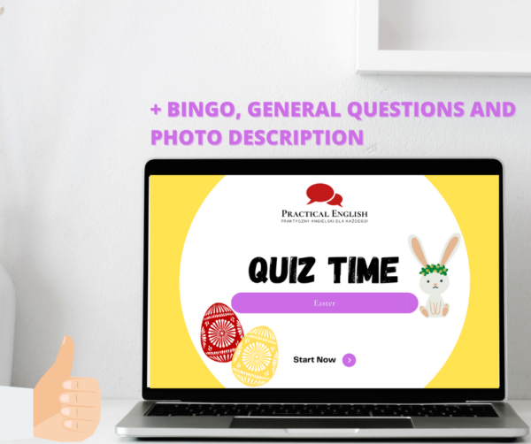 Prezentacja Quiz Time Easter+ dodatki na lekcję