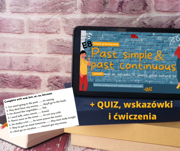 Past simple&Past continuous + spójniki Quiz - Zestaw praktycznych wskazówek i ćwiczeń - obrazek 6