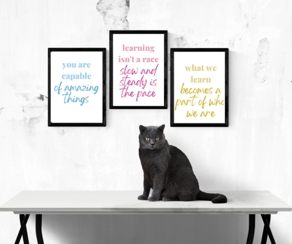 Zestaw plakatów motywacyjnych Never Stop Learning - obrazek 7