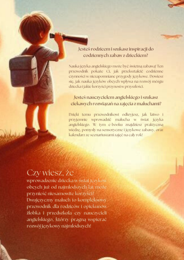 Dwujęzyczny maluch | Praktyczny przewodnik i gotowe scenariusze zajęć dla nauczycieli, rodziców i opiekunów żłobka oraz przedszkola - obrazek 2